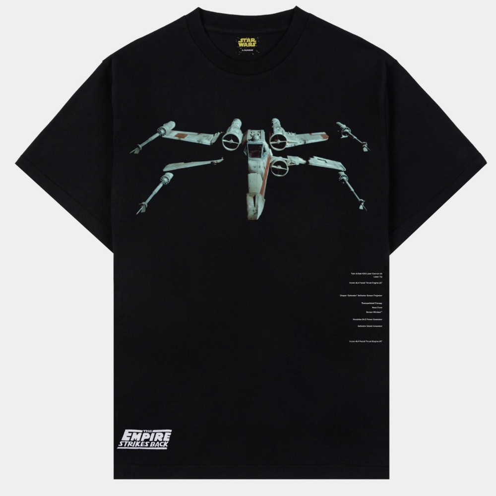 Shoe Palace Star Wars T-Shirt with X-Wing Design